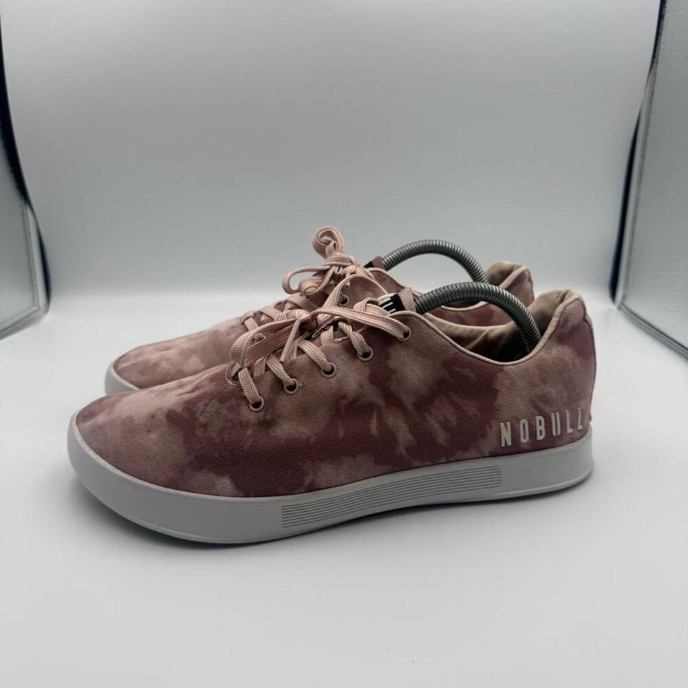 NOBULL Train Tie Dye Canvas Sneaker Dusty Rose Pink Shoes Women Size 11/Men 9.5
